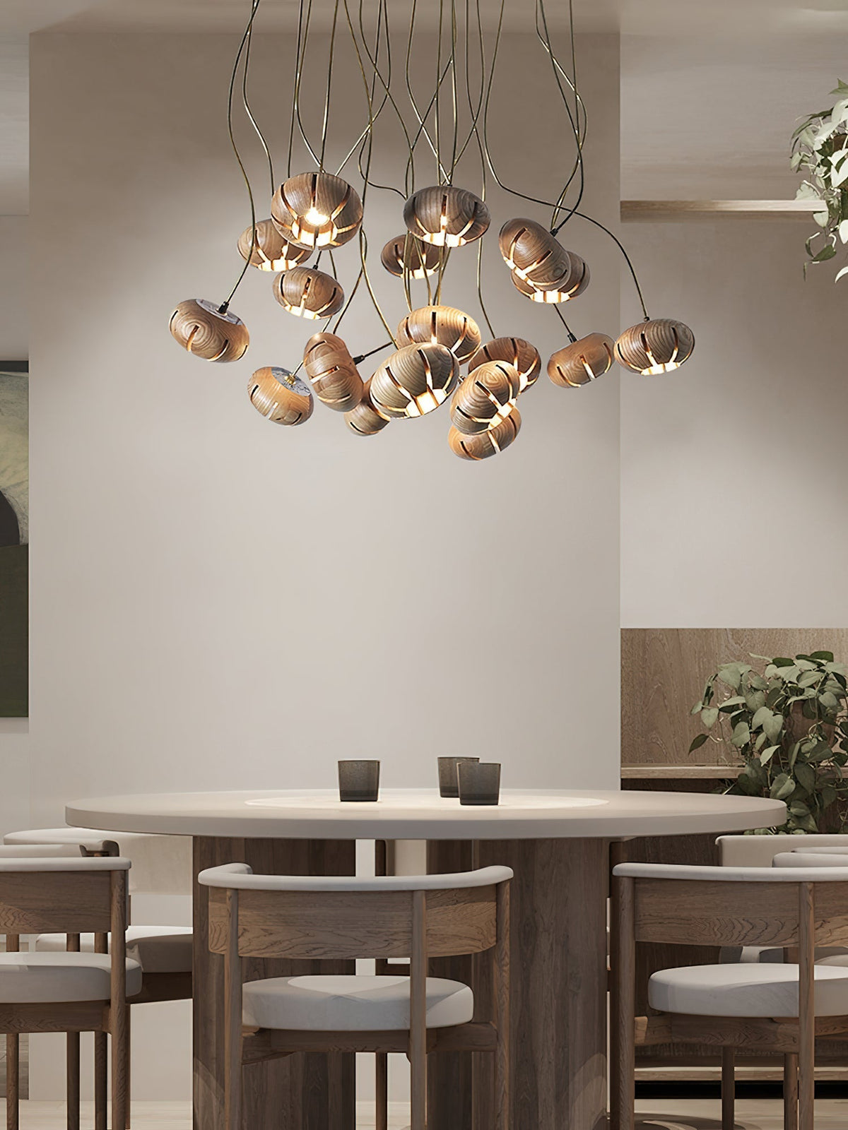 Zasorir Suspension Sculpturale en Marbre Cluster - Neutralighting