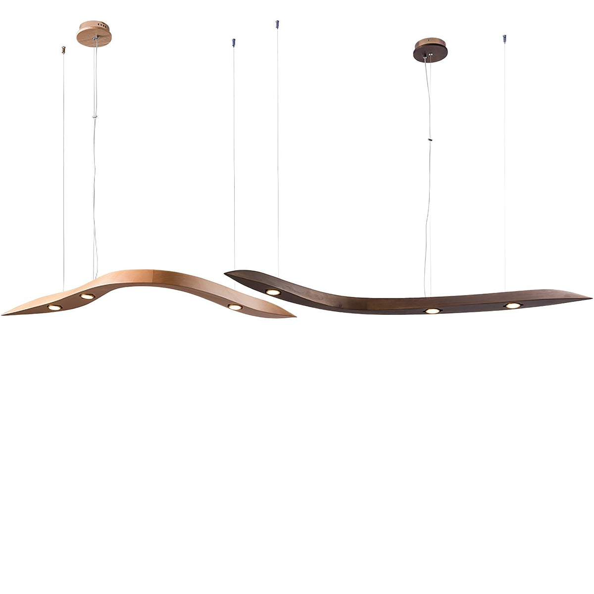 Flow Suspension Minimaliste en Bois - Neutralighting