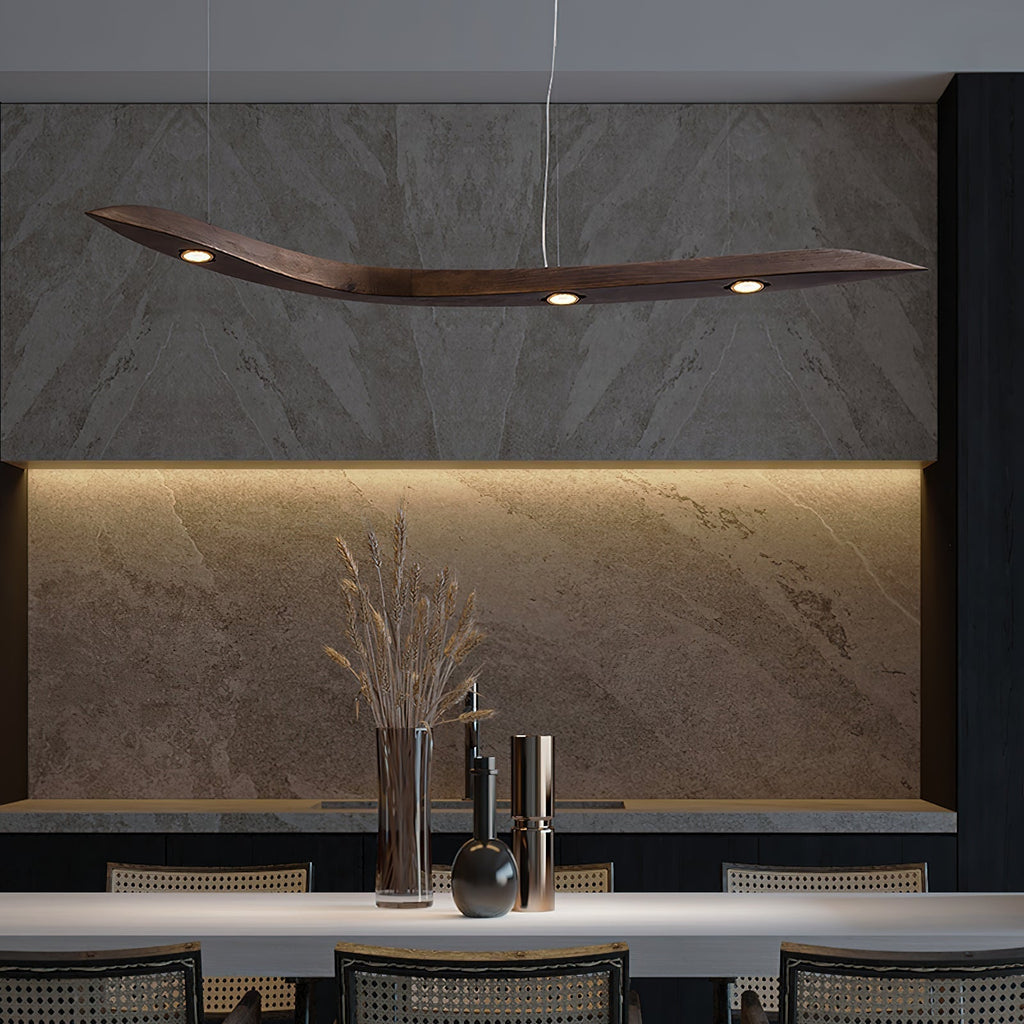 Flow Suspension Minimaliste en Bois - Neutralighting
