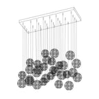Ulvararis Suspension en bois Nordic Orb Sphere Cluster - Neutralighting