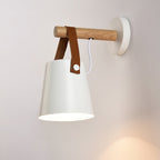 Solarese Applique en bois et cuir - Neutralighting