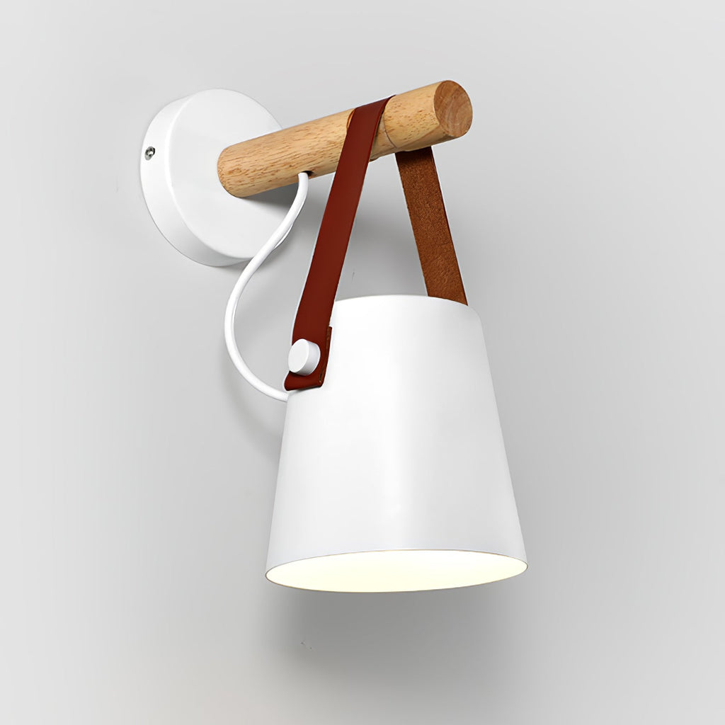 Solarese Applique en bois et cuir - Neutralighting