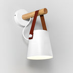Solarese Applique en bois et cuir - Neutralighting