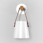 Solarese Applique en bois et cuir - Neutralighting