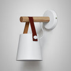 Solarese Applique en bois et cuir - Neutralighting