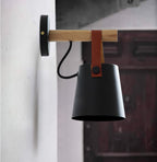 Solarese Applique en bois et cuir - Neutralighting