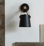 Solarese Applique en bois et cuir - Neutralighting