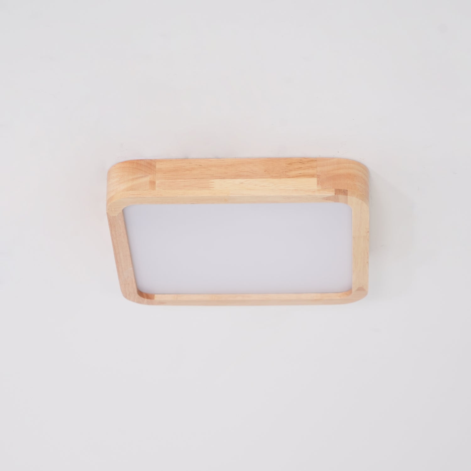 Lustra Lumière Plafonnière Géométrique en Bois LED - Neutralighting