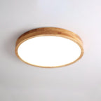 Lustra Lumière Plafonnière Géométrique en Bois LED - Neutralighting