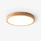 Lustra Lumière Plafonnière Géométrique en Bois LED - Neutralighting