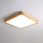 Lustra Lumière Plafonnière Géométrique en Bois LED - Neutralighting