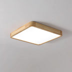 Lustra Lumière Plafonnière Géométrique en Bois LED - Neutralighting