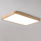 Lustra Lumière Plafonnière Géométrique en Bois LED - Neutralighting