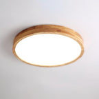 Lustra Lumière Plafonnière Géométrique en Bois LED - Neutralighting