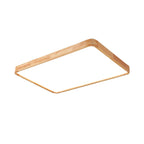 Lustra Lumière Plafonnière Géométrique en Bois LED - Neutralighting