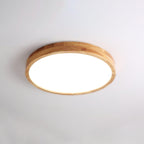 Lustra Lumière Plafonnière Géométrique en Bois LED - Neutralighting