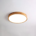 Lustra Lumière Plafonnière Géométrique en Bois LED - Neutralighting