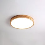 Lustra Lumière Plafonnière Géométrique en Bois LED - Neutralighting