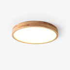 Lustra Lumière Plafonnière Géométrique en Bois LED - Neutralighting