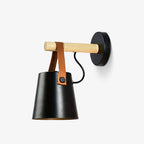 Solarese Applique en bois et cuir - Neutralighting