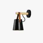 Solarese Applique en bois et cuir - Neutralighting