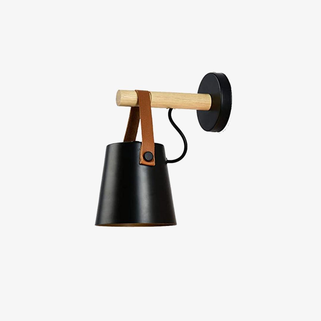 Solarese Applique en bois et cuir - Neutralighting