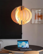 Bois Lanterne Suspension Stratifié Organique - Neutralighting