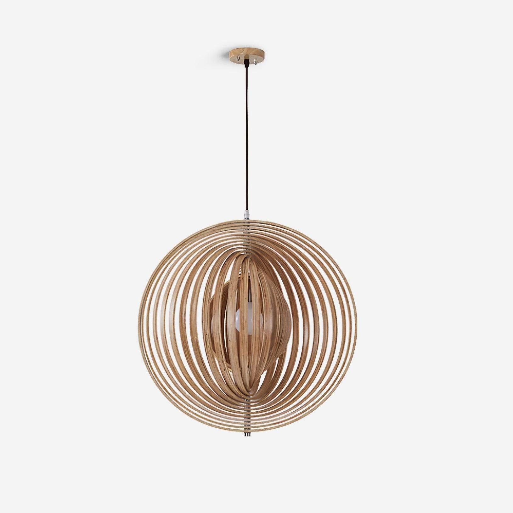 Spira Lampe Pendante en Bois Organique - Neutralighting