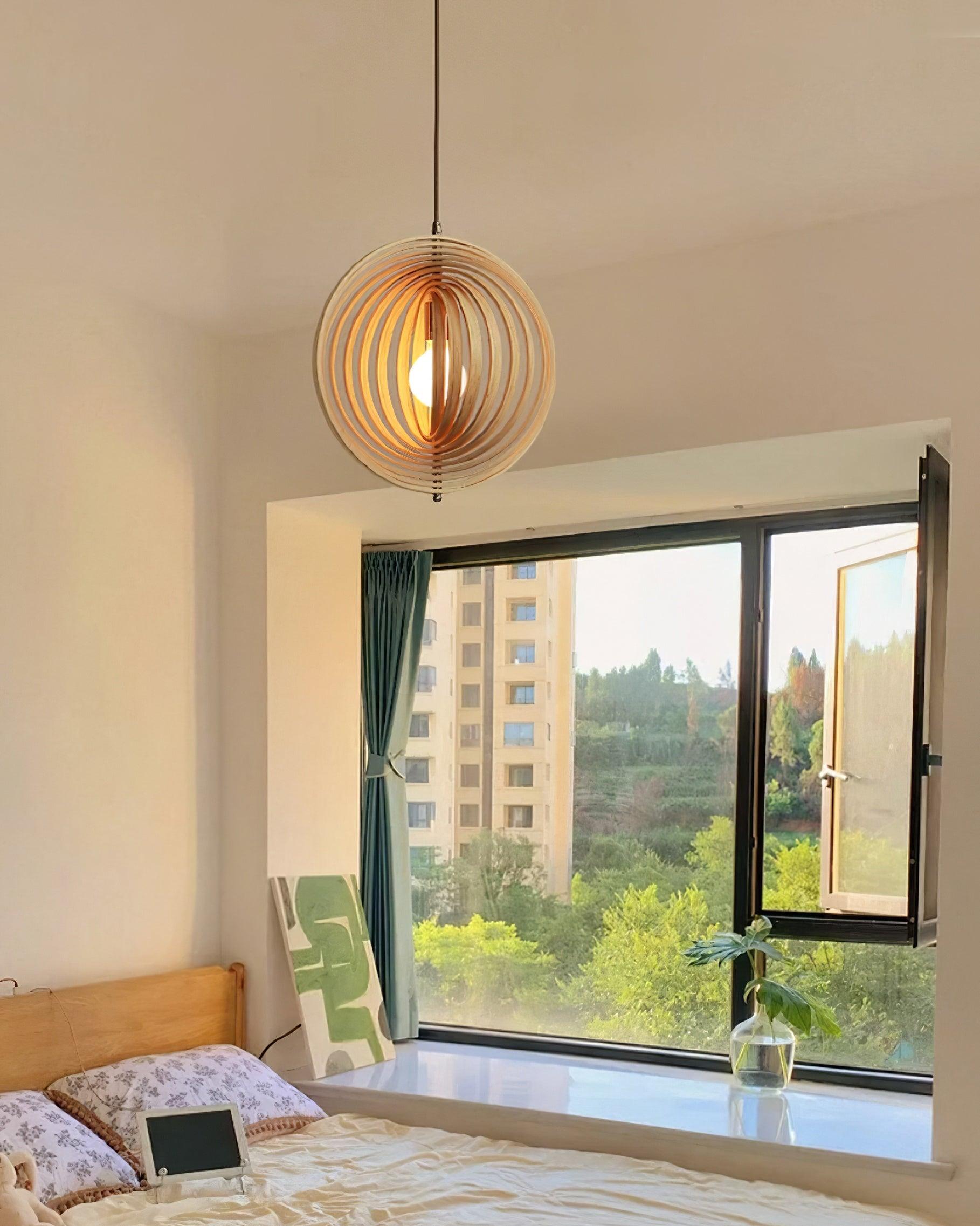 Spira Lampe Pendante en Bois Organique - Neutralighting