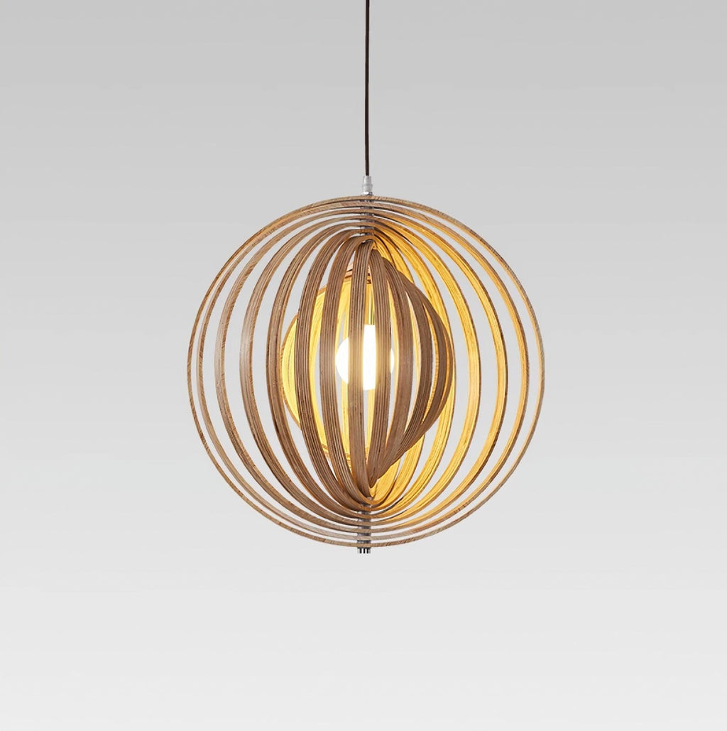 Spira Lampe Pendante en Bois Organique - Neutralighting
