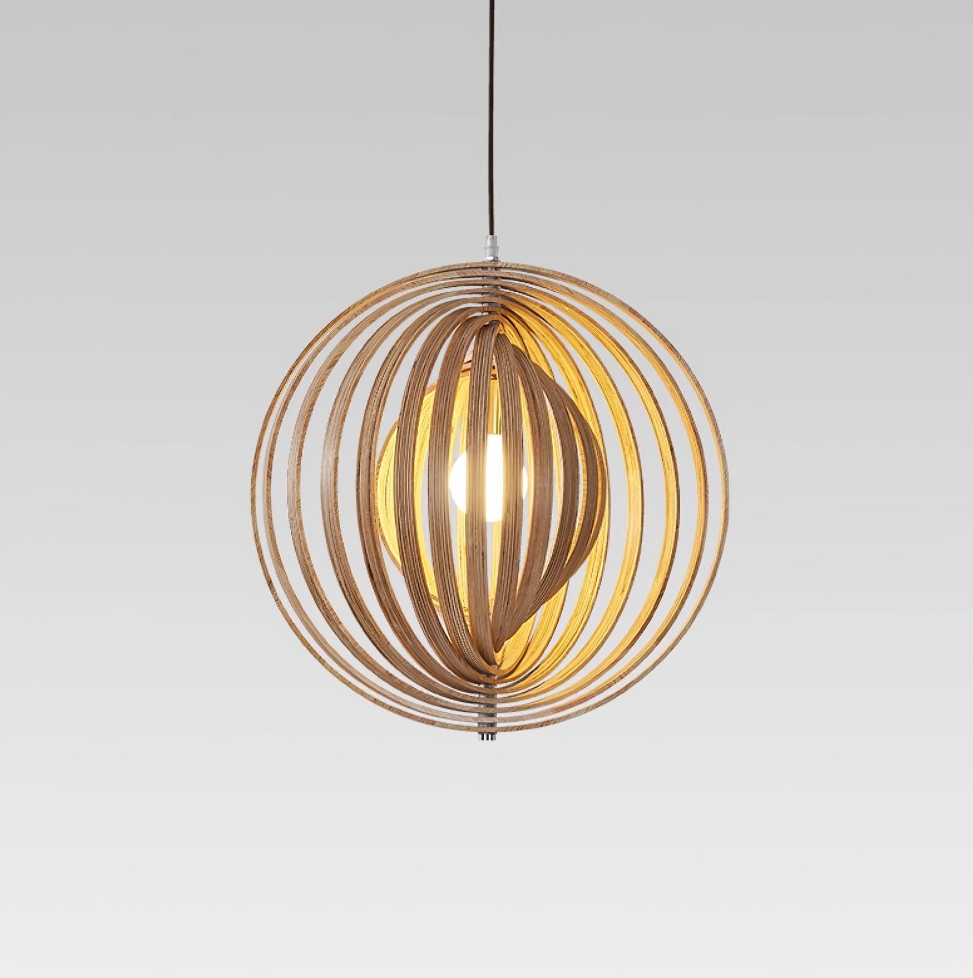 Spira Lampe Pendante en Bois Organique - Neutralighting