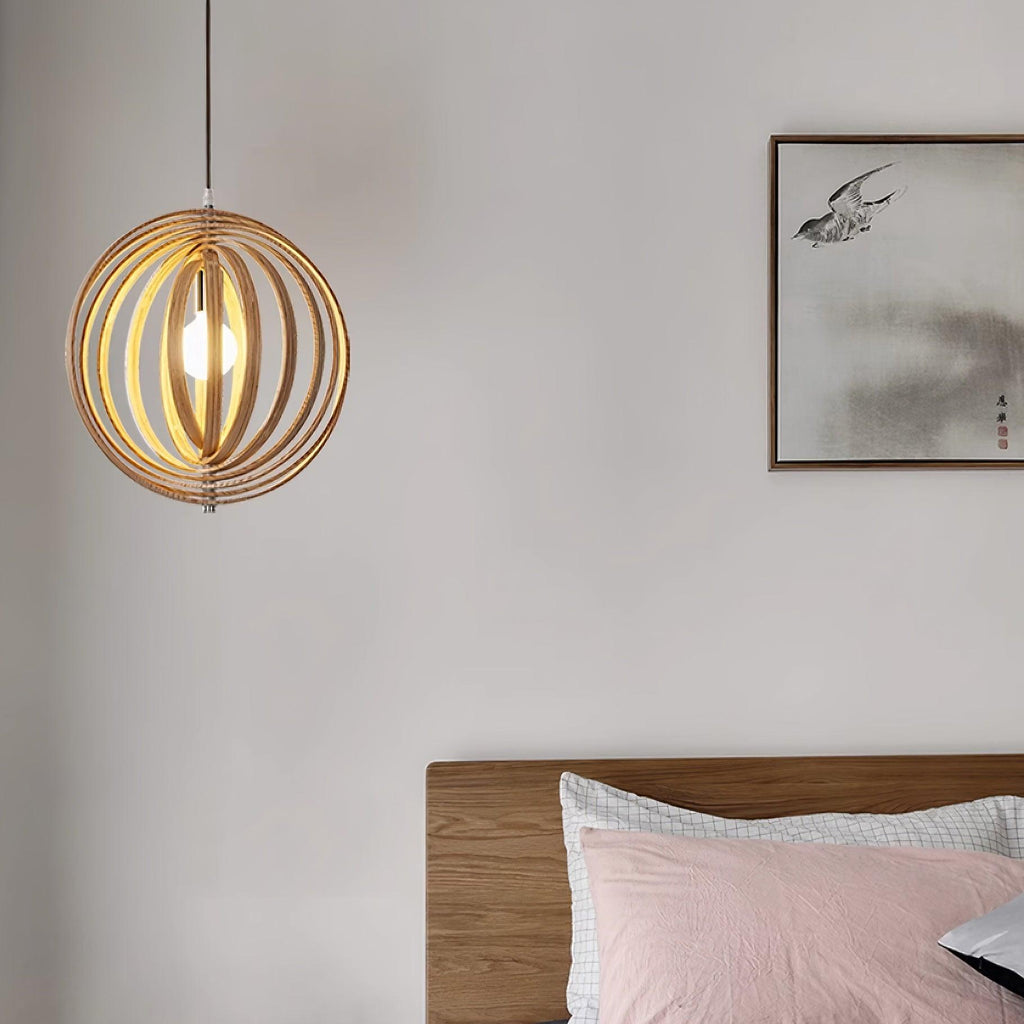 Spira Lampe Pendante en Bois Organique - Neutralighting