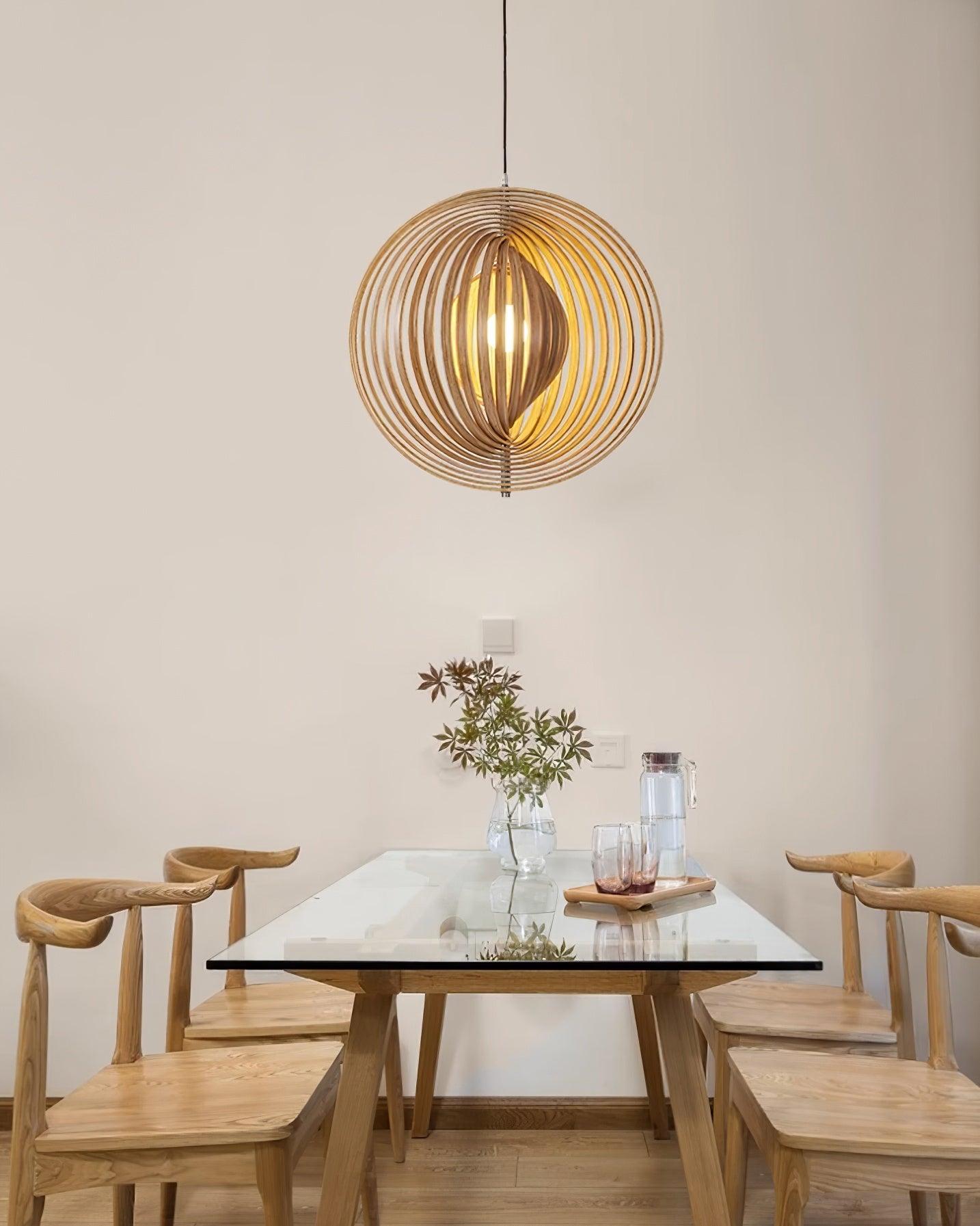 Spira Lampe Pendante en Bois Organique - Neutralighting
