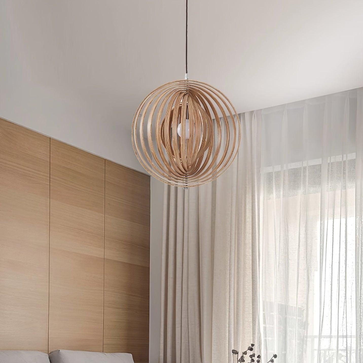 Spira Lampe Pendante en Bois Organique - Neutralighting