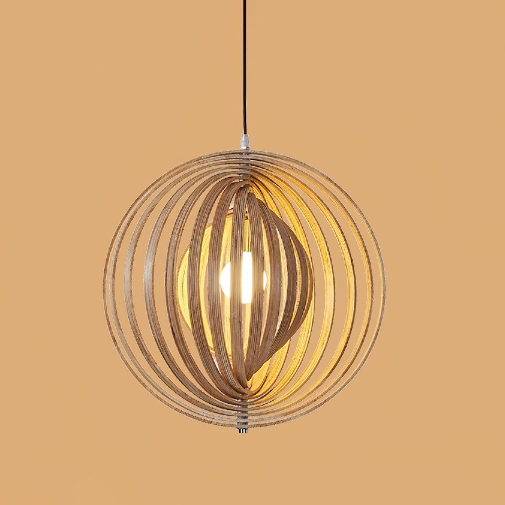 Spira Lampe Pendante en Bois Organique - Neutralighting