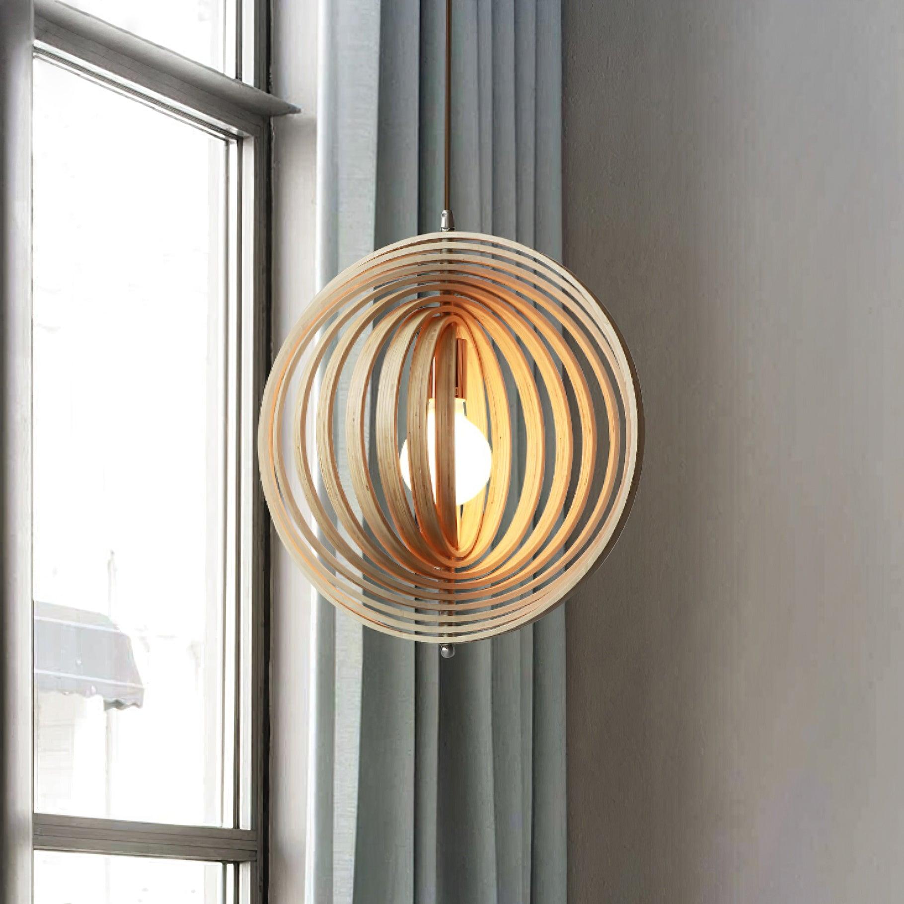 Spira Lampe Pendante en Bois Organique - Neutralighting