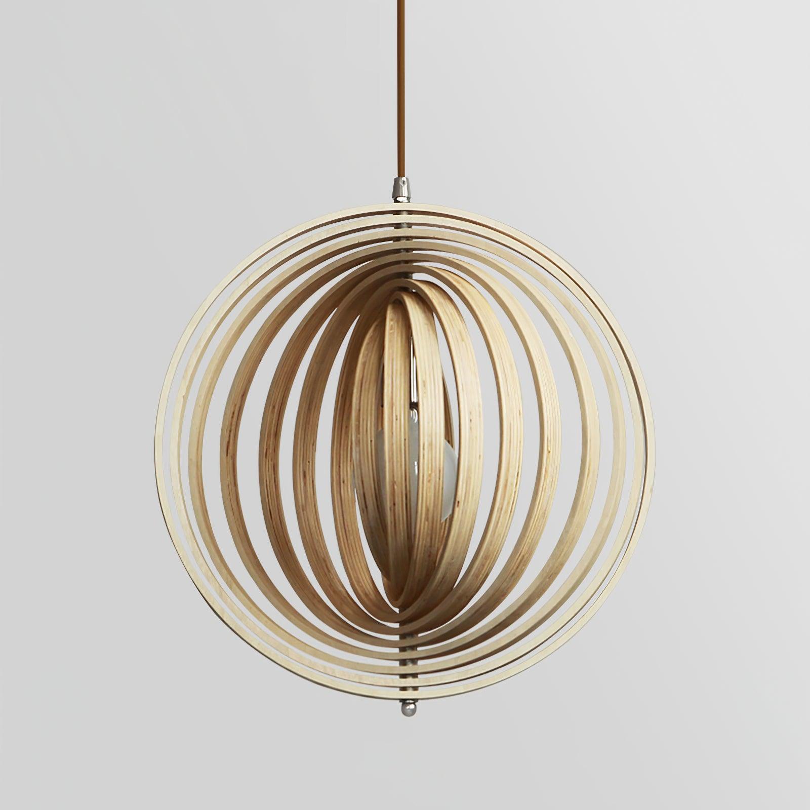 Spira Lampe Pendante en Bois Organique - Neutralighting