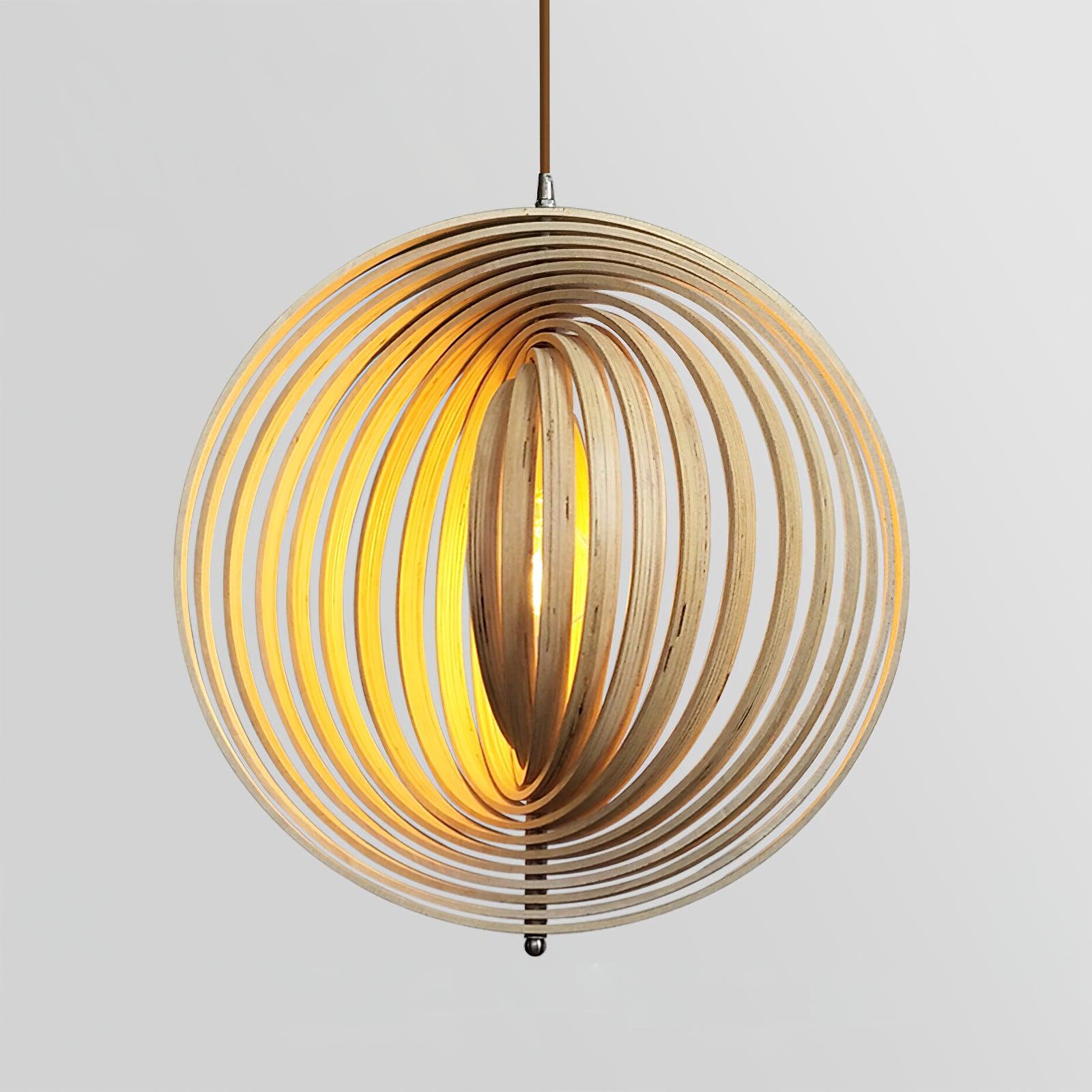 Spira Lampe Pendante en Bois Organique - Neutralighting