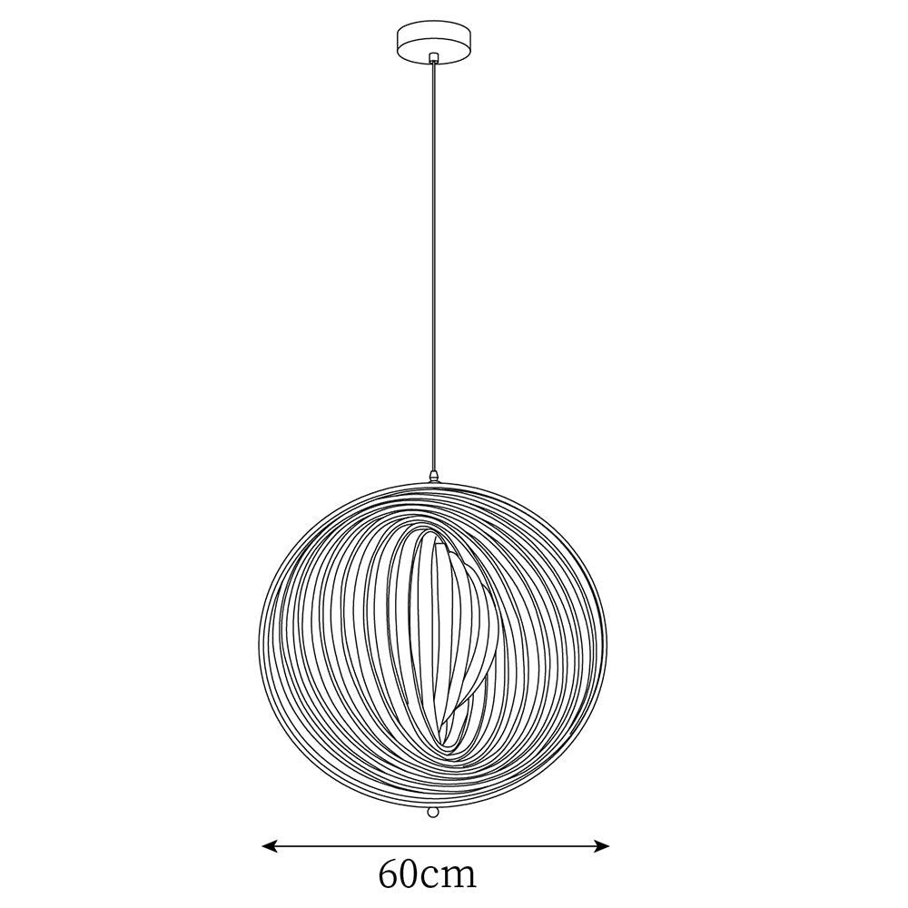 Spira Lampe Pendante en Bois Organique - Neutralighting