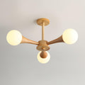 Lustra Chandelier Globe en Bois Rétro - Neutralighting