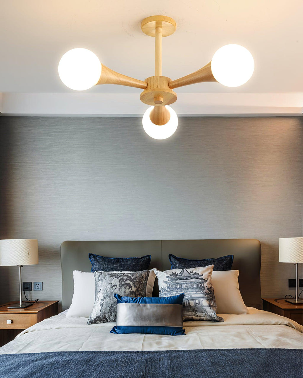 Lustra Chandelier Globe en Bois Rétro - Neutralighting