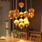 Ulvararis Suspension en bois Nordic Orb Sphere Cluster - Neutralighting