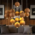Ulvararis Suspension en bois Nordic Orb Sphere Cluster - Neutralighting