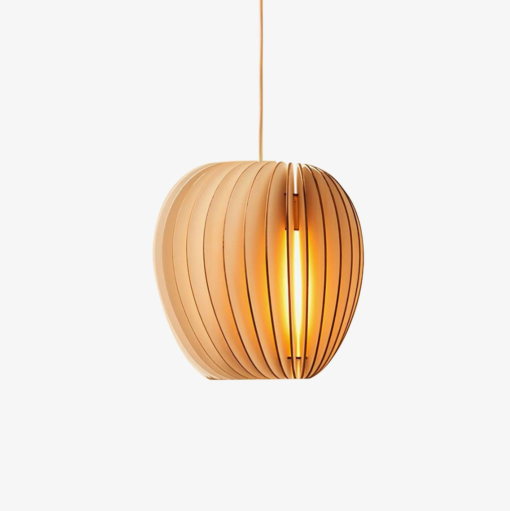 Vovene Élégance Unique Sphère Bois Suspension - Neutralighting