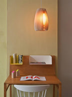Vovene Élégance Unique Sphère Bois Suspension - Neutralighting