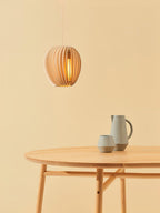 Vovene Élégance Unique Sphère Bois Suspension - Neutralighting