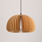Solara Lampe Suspendue en Bois Dôme Citrouille Nordic - Neutralighting