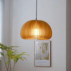 Solara Lampe Suspendue en Bois Dôme Citrouille Nordic - Neutralighting