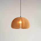 Solara Lampe Suspendue en Bois Dôme Citrouille Nordic - Neutralighting
