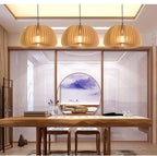 Solara Lampe Suspendue en Bois Dôme Citrouille Nordic - Neutralighting